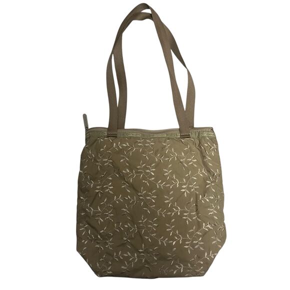 Lesportsac Cream Vine Print Tote Bag - Picture 4 of 9